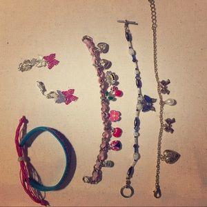 Lot of 4 bracelets 1 earring